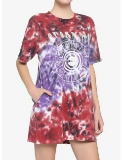HUNIVERS Her Universe Marvel Eternals Cosmic Tie-Dye T-Shirt Dress