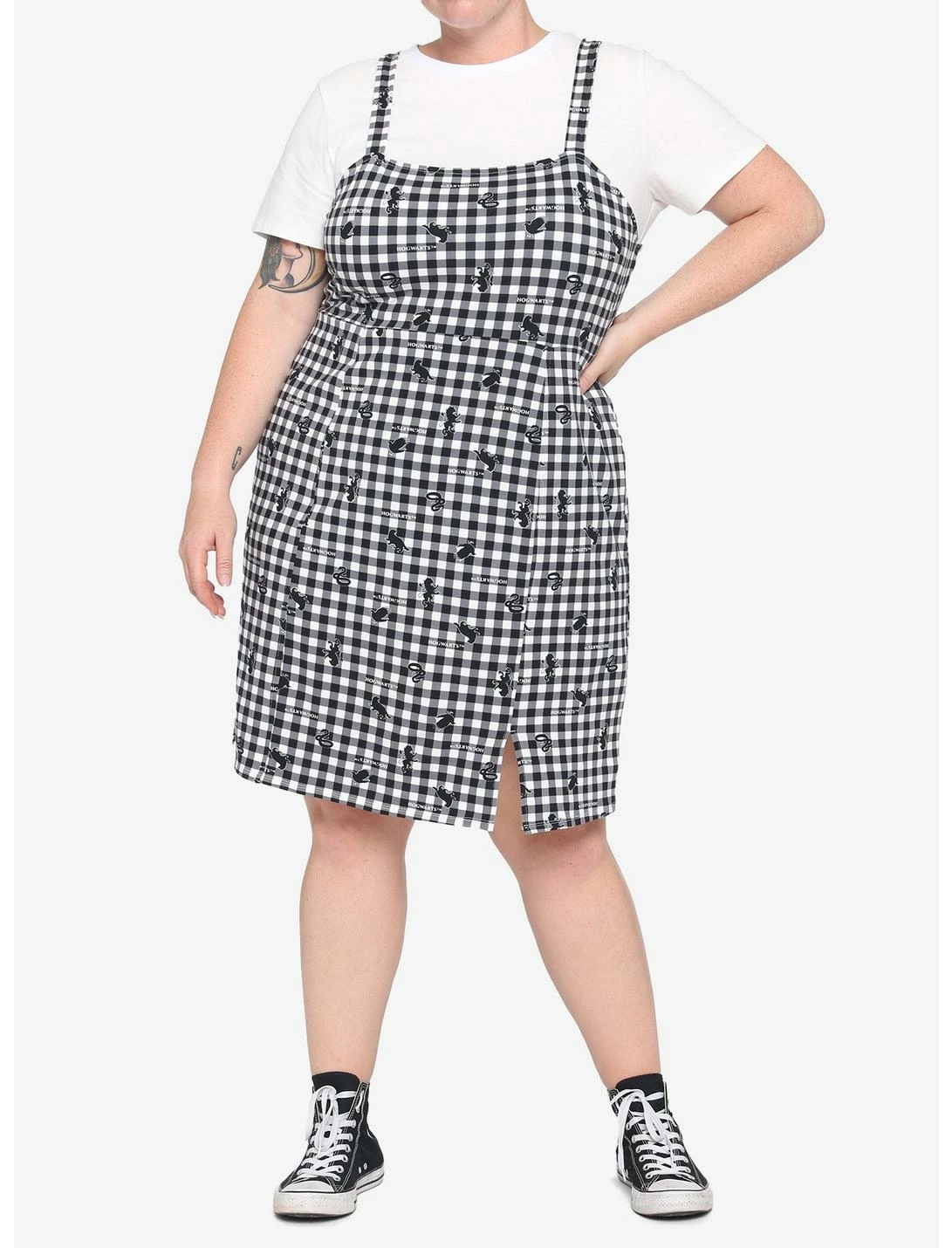 HUNIVERS Harry Potter Plaid Dress Plus Size - Image 2