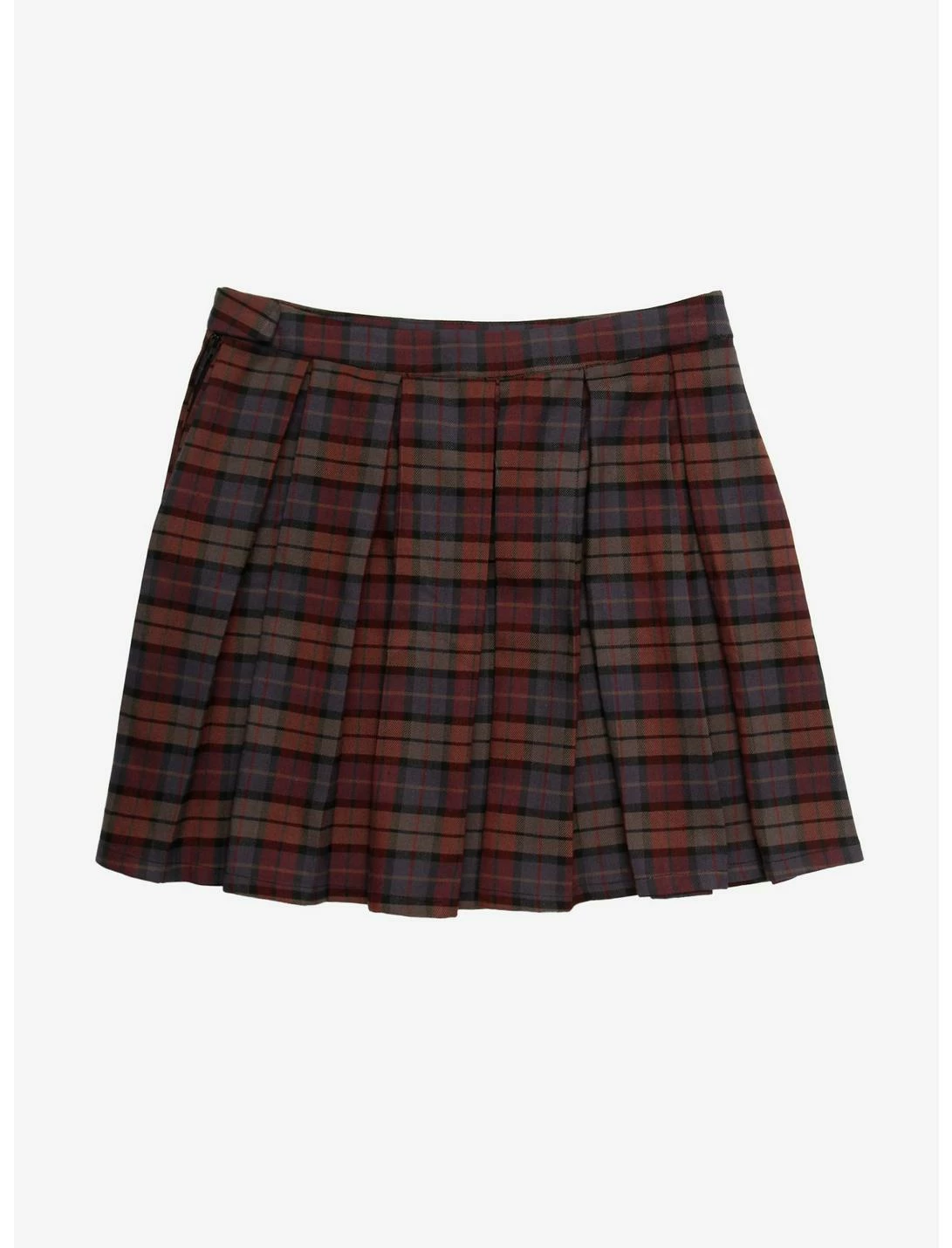 HUNIVERS The Umbrella Academy Plaid Pleated Skirt Plus Size - Image 2
