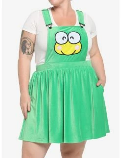 HUNIVERS Keroppi Smile Corduroy Skirtall Plus Size