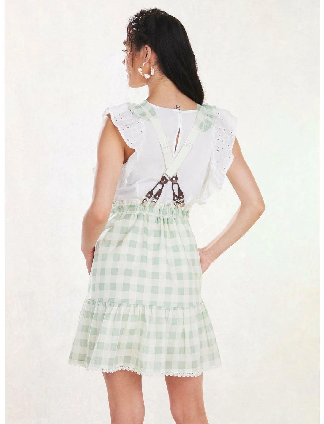 HUNIVERS Her Universe My Neighbor Totoro Gingham Pinafore Skirtall - Image 3