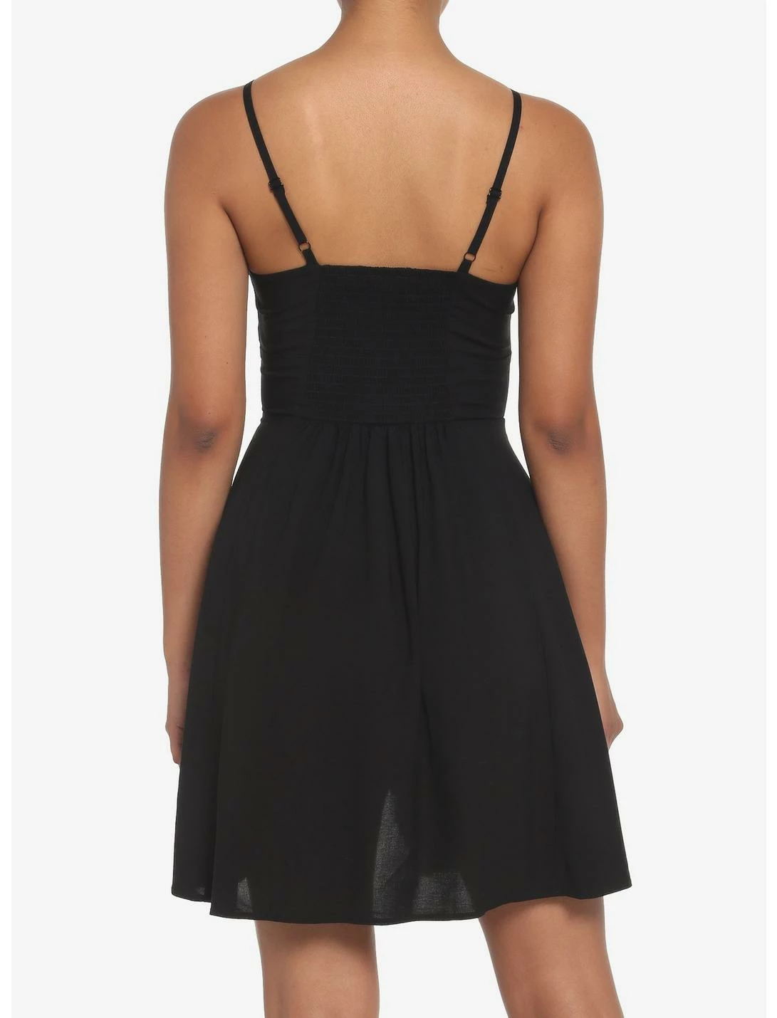 HUNIVERS Black Empire Slit Dress - Image 3