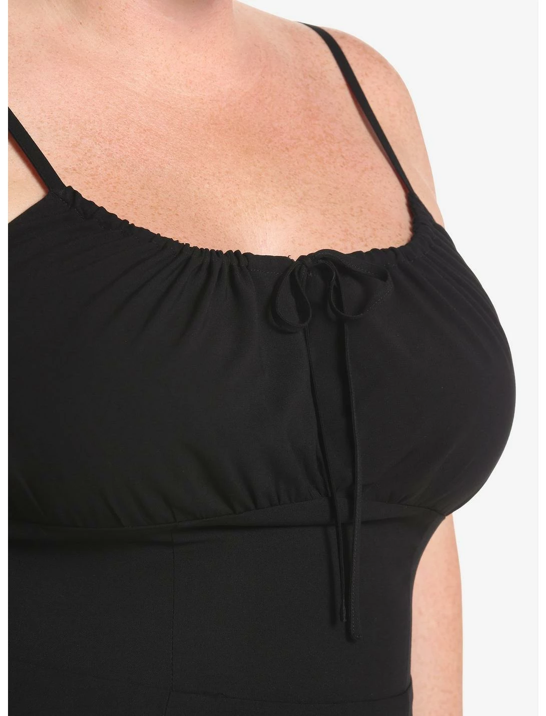 HUNIVERS Black Empire Slit Dress Plus Size - Image 4