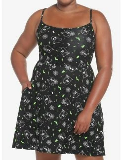 HUNIVERS Tombstone Ghost Dress Plus Size