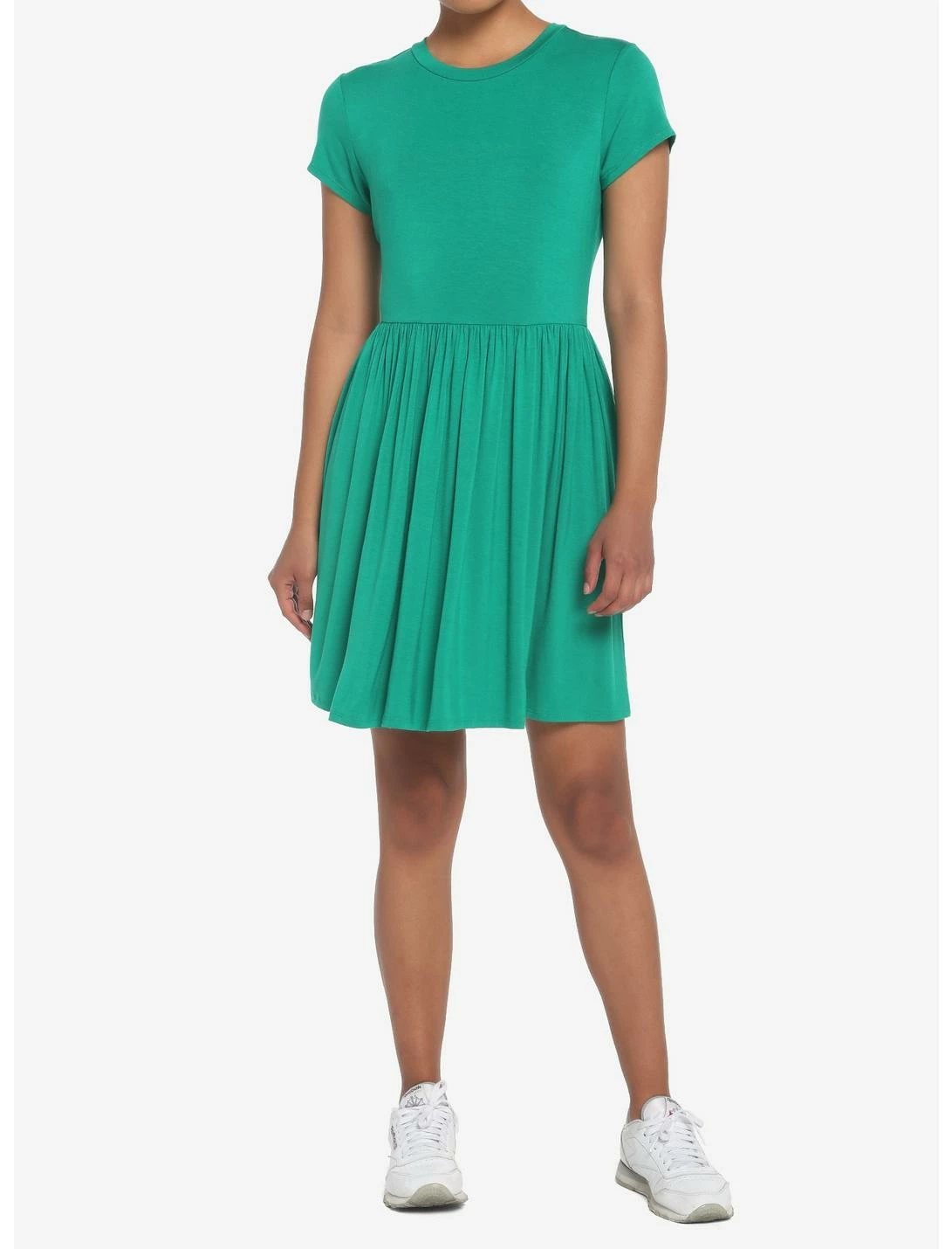 HUNIVERS Green Skater Dress - Image 2