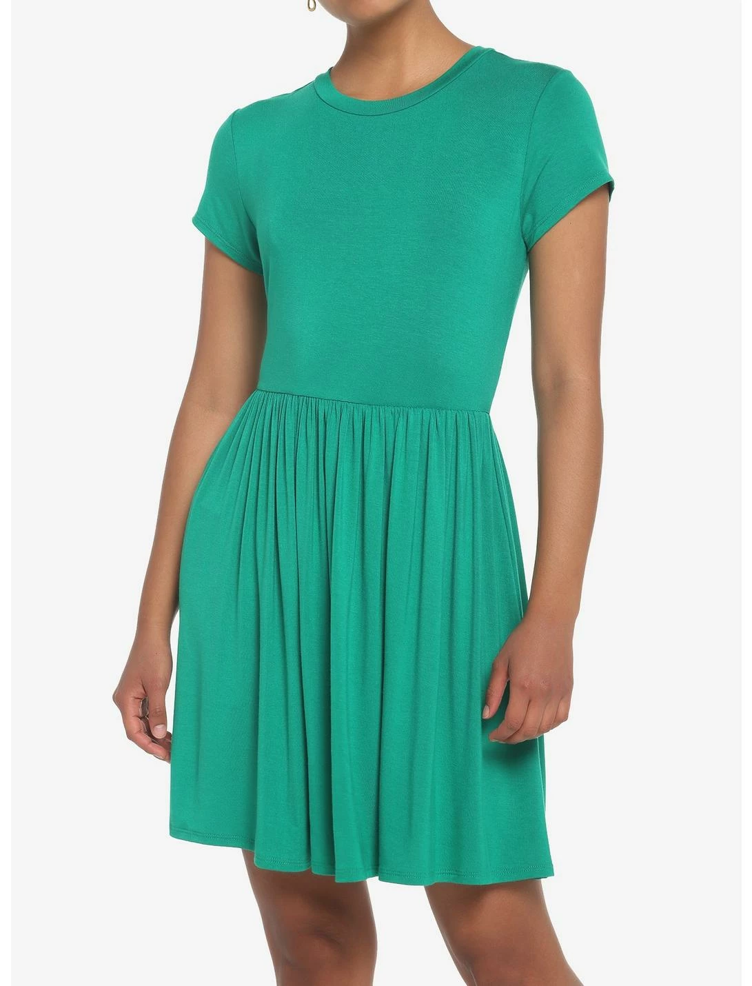 HUNIVERS Green Skater Dress