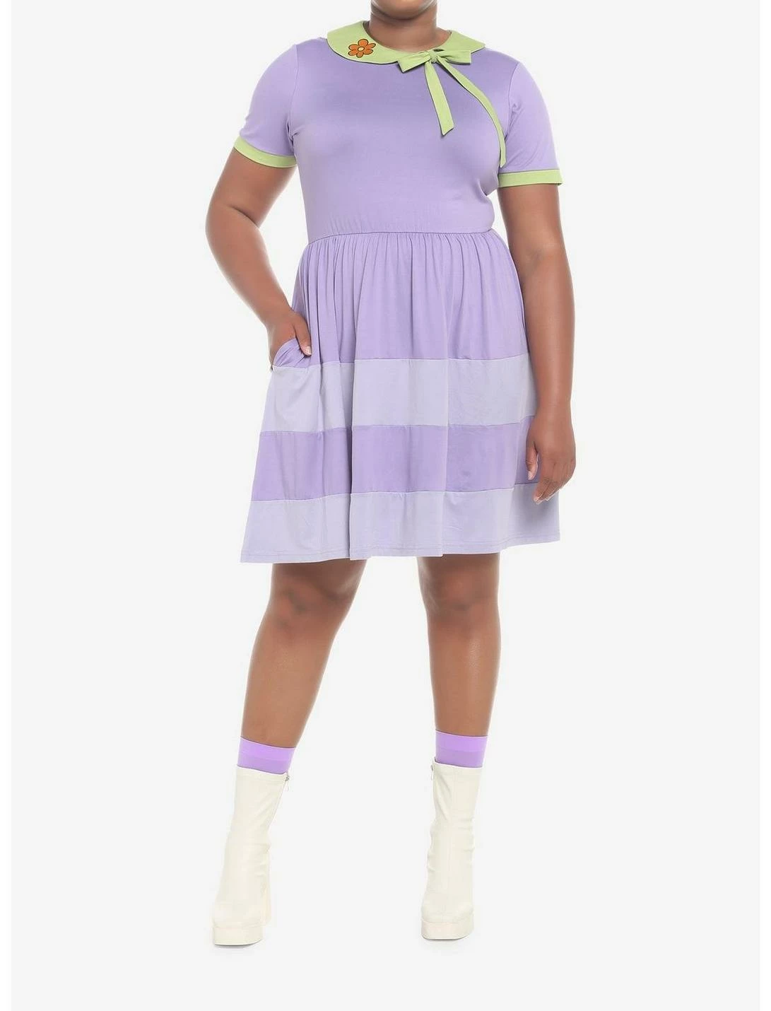 HUNIVERS Scooby-Doo! Daphne Lavender Dress Plus Size - Image 2