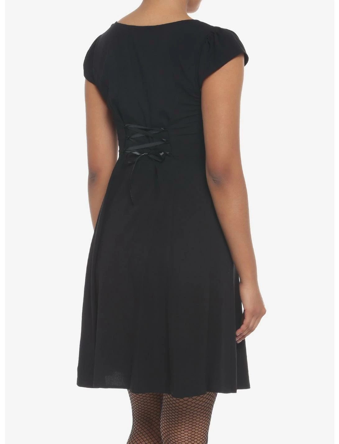 HUNIVERS Black Retro Sweetheart Dress - Image 3