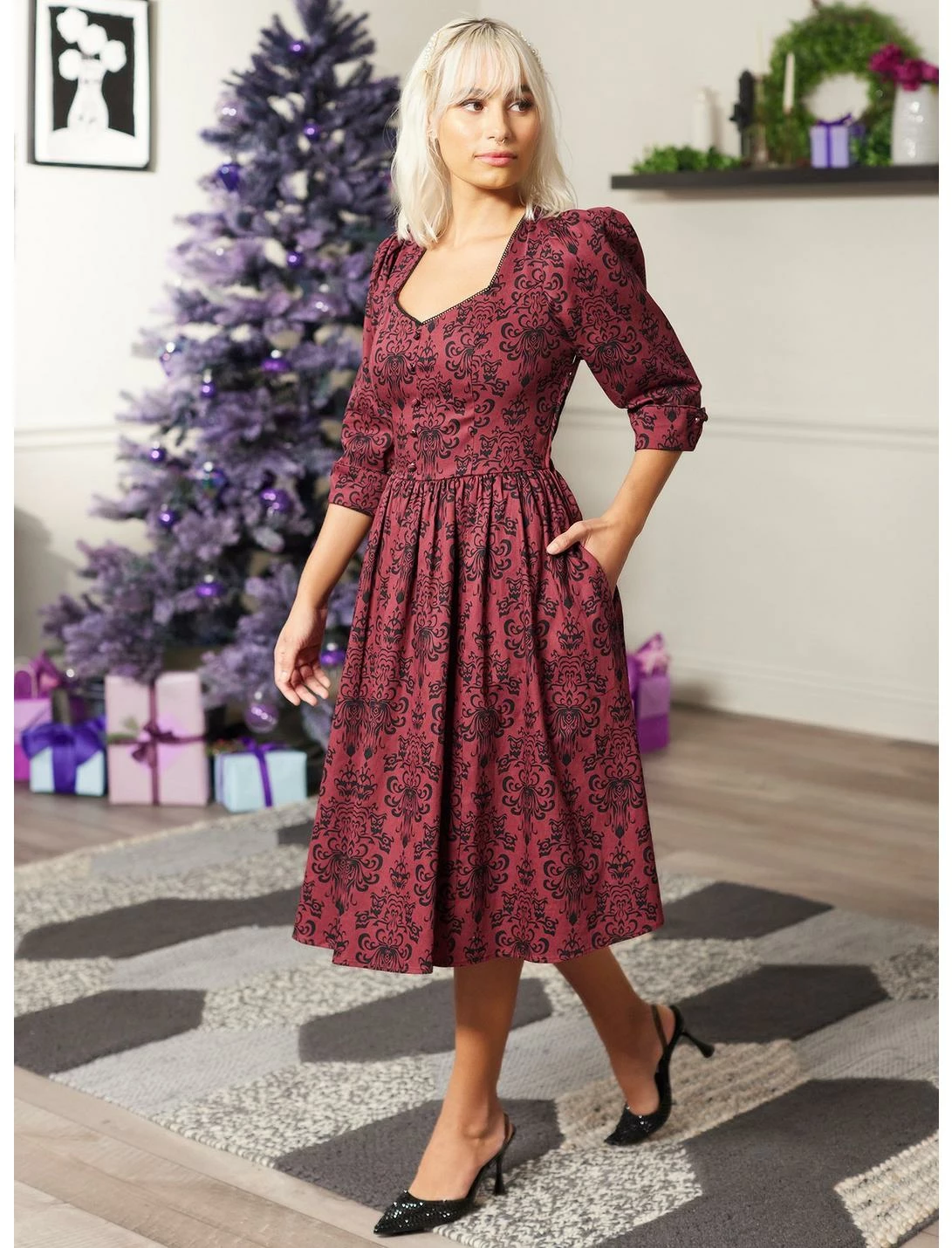 HUNIVERS Her Universe Disney The Haunted Mansion Retro Dress - Image 2