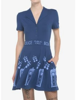 HUNIVERS Her Universe Doctor Who TARDIS Retro Dress