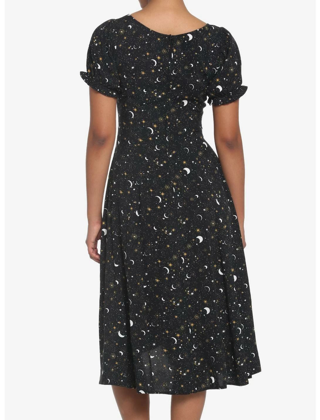 Null Ditsy Celestial Midi Dress - Image 3