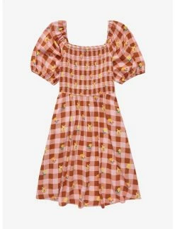 HUNIVERS Her Universe Disney Winnie The Pooh Gingham Smock Dress