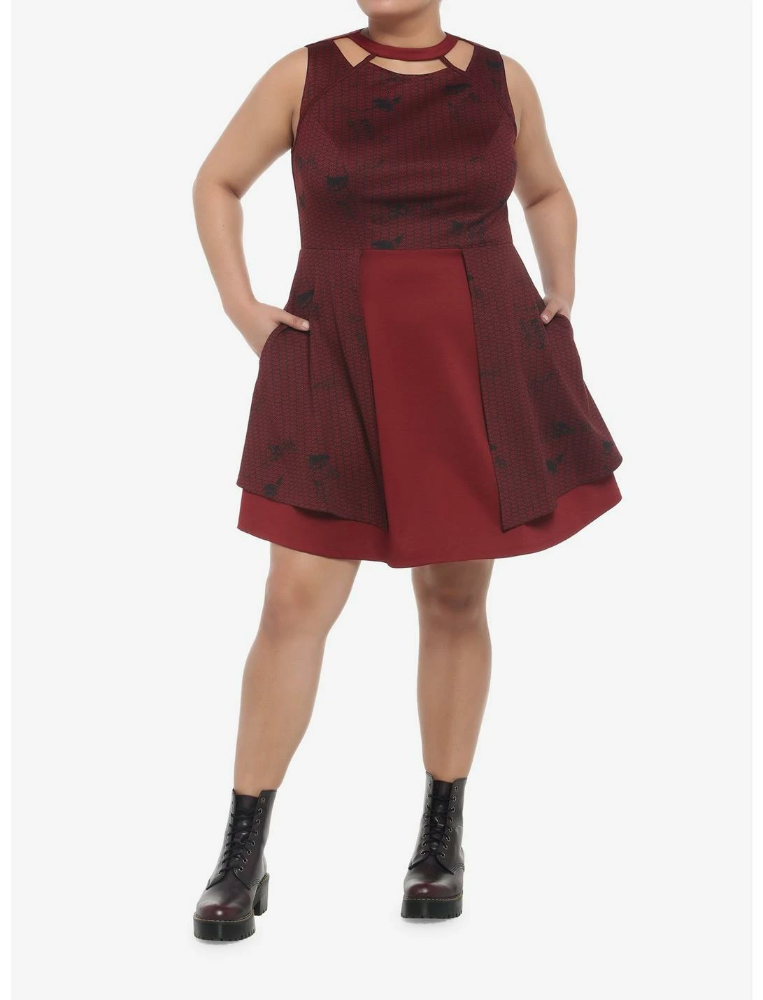 HUNIVERS Her Universe Marvel Doctor Strange In The Multiverse Of Madness Wanda Maximoff Dress Plus Size - Image 2