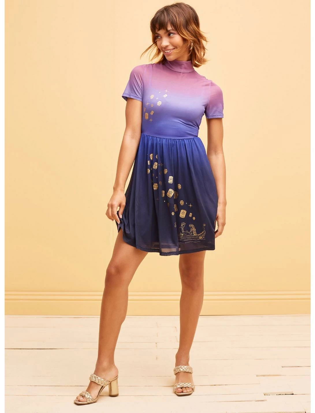 HUNIVERS Her Universe Disney Tangled Lantern Ombre Mesh Dress - Image 2
