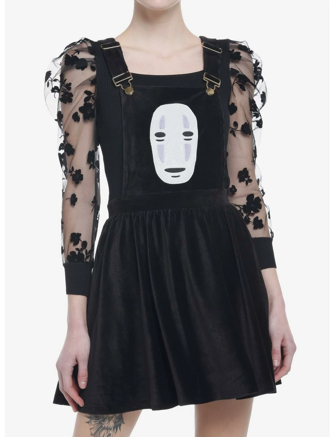 HUNIVERS Studio Ghibli Spirited Away No-Face Velvet Skirtall