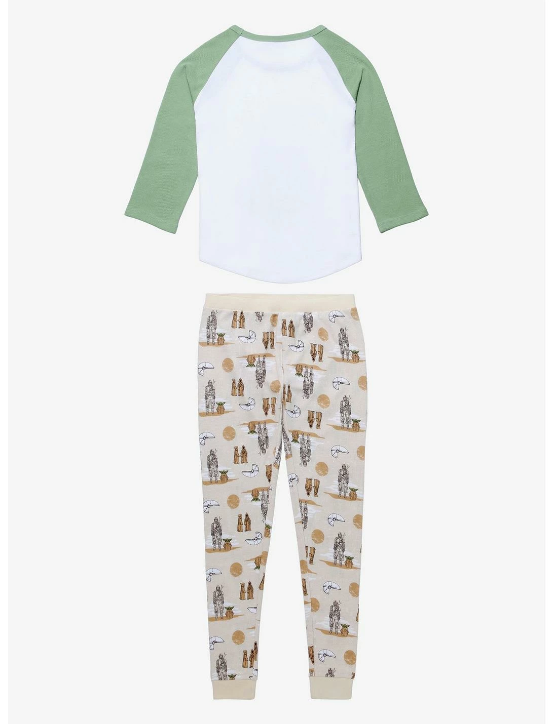 HUNIVERS Her Universe Star Wars The Mandalorian Thermal Pajama Set Plus Size - Image 2