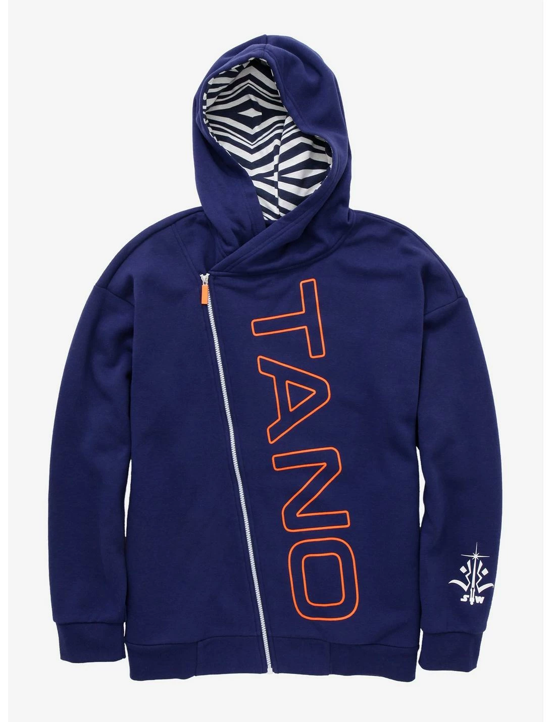 OURUNVRS Our Universe Star Wars Ahsoka Tano Asymmetrical Zip Hoodie Her Universe Exclusive