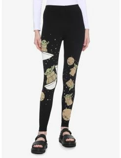 HUNIVERS Star Wars The Mandalorian The Child Leggings
