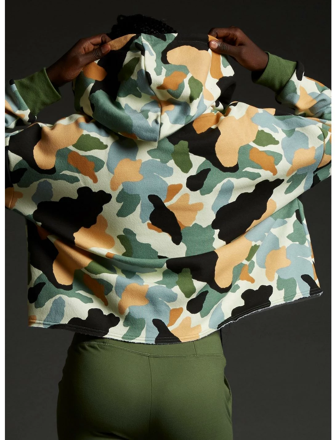 HUNIVERS Her Universe Star Wars Camo Semi-Crop Hoodie Her Universe Exclusive - Image 3