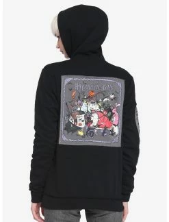 HUNIVERS The Nightmare Before Christmas Patches Zip-Up Hoodie