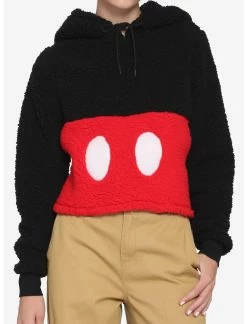 HUNIVERS Disney Mickey Mouse Sherpa Hoodie