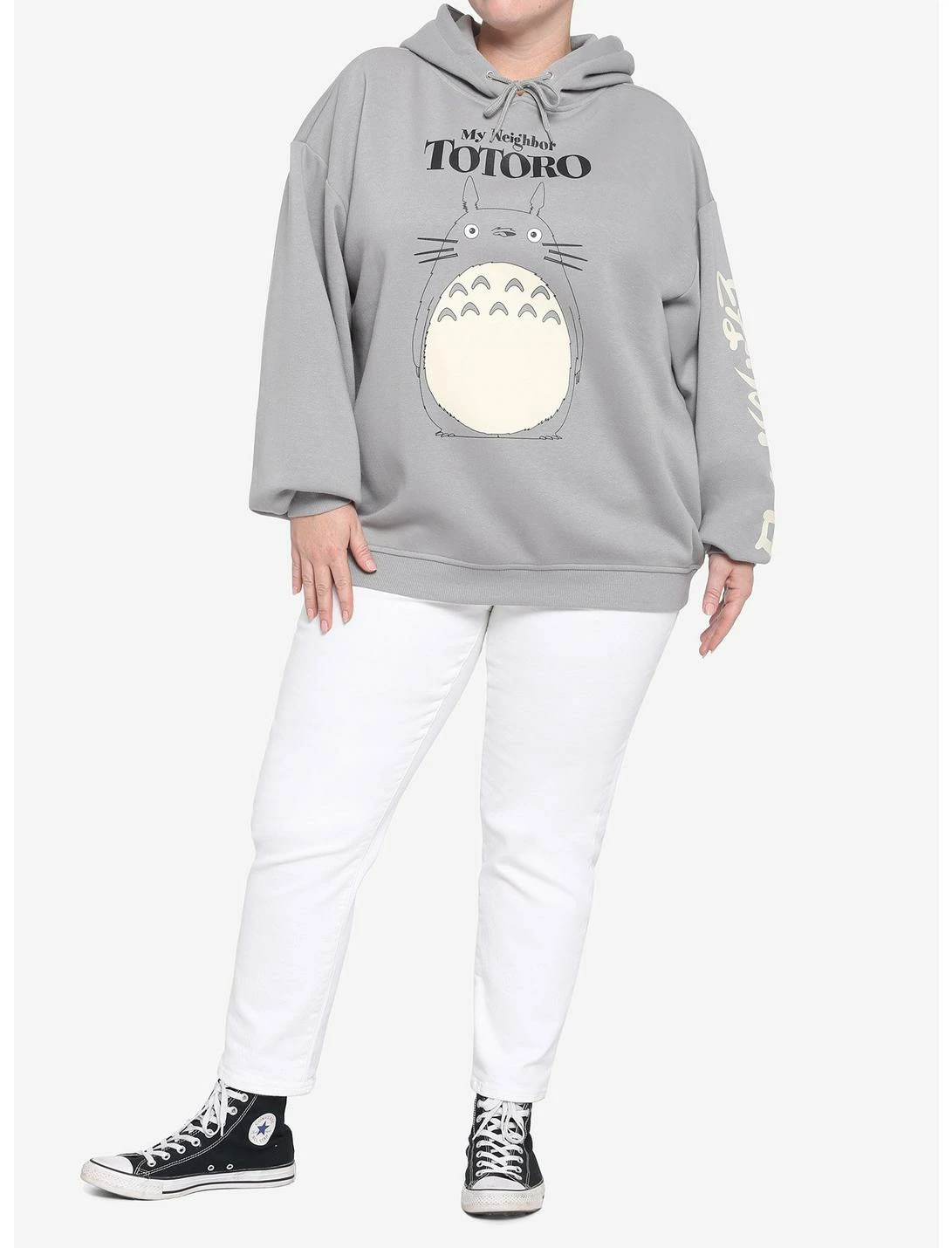 HUNIVERS Her Universe My Neighbor Totoro Logo Hoodie Plus Size - Image 2