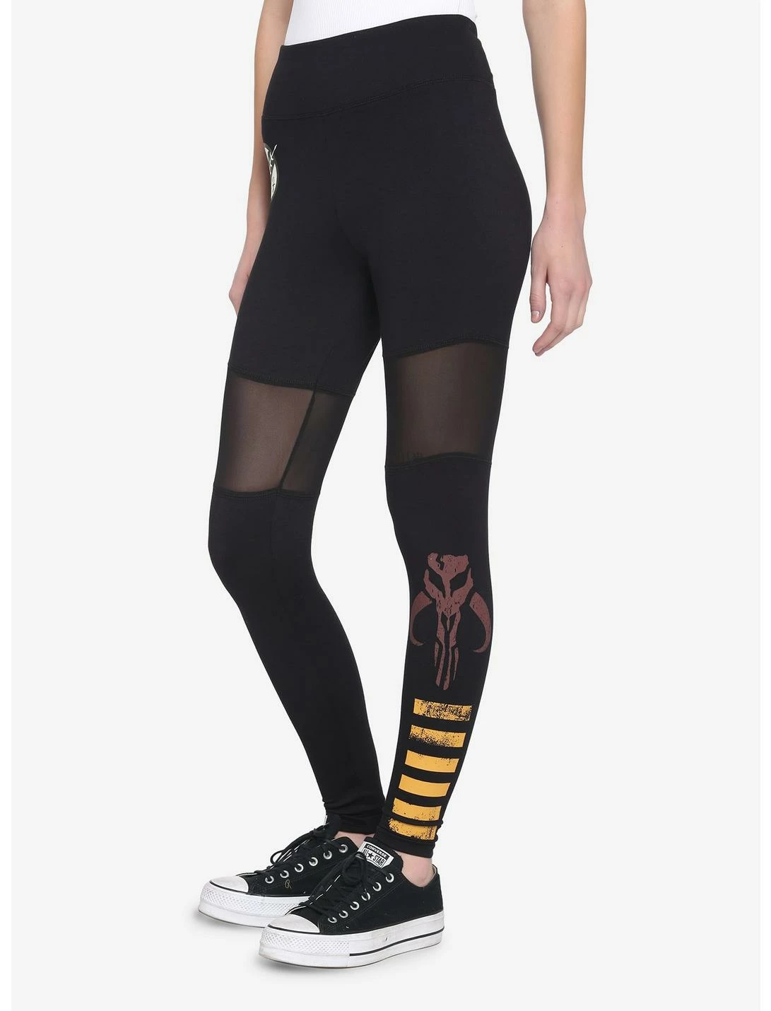 HUNIVERS Her Universe Star Wars Boba Fett Mesh Leggings - Image 3