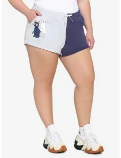 HUNIVERS Pretty Guardian Sailor Moon Luna & Artemis Split Shorts Plus Size