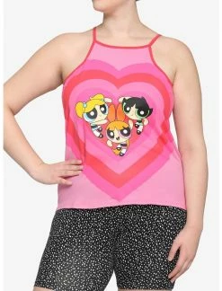 HUNIVERS The Powerpuff Girls Heart Trio Cami Plus Size