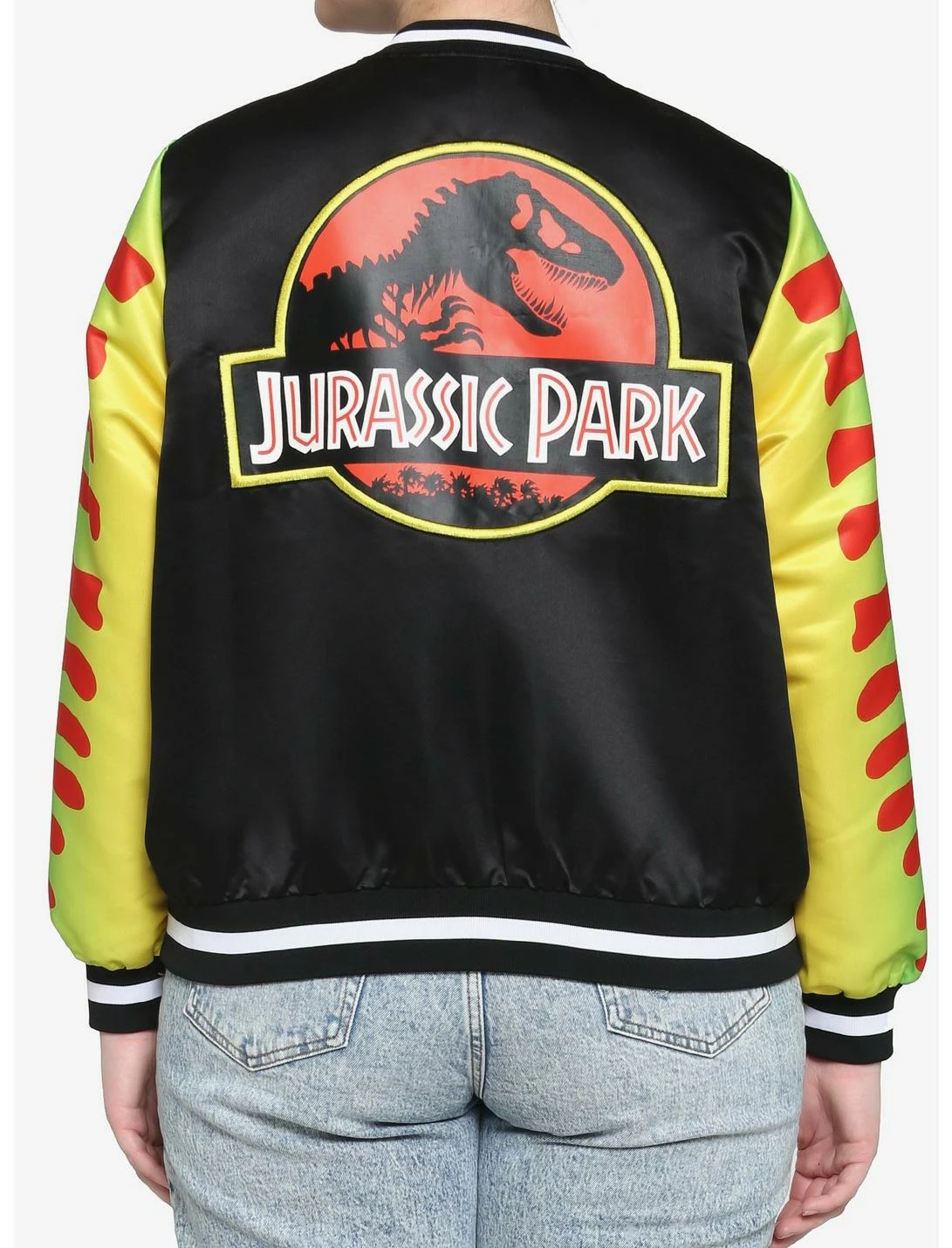 HUNIVERS Her Universe Jurassic World Jeep Bomber Jacket Plus Size