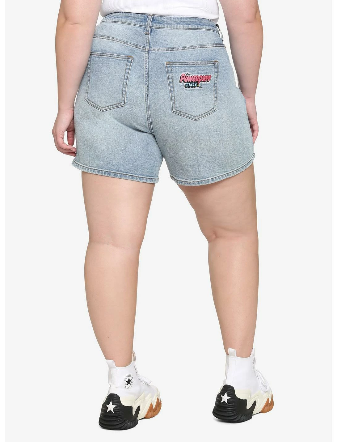 HUNIVERS The Powerpuff Girls Trio Mom Shorts Plus Size - Image 2