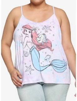 HUNIVERS Disney The Little Mermaid Pastel Watercolor Cami Plus Size