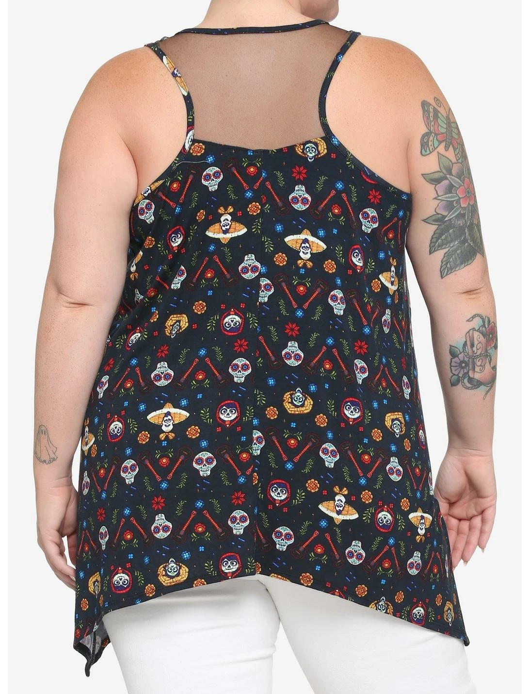 HUNIVERS Disney Pixar Coco Shark Bite Tank Top Plus Size - Image 3