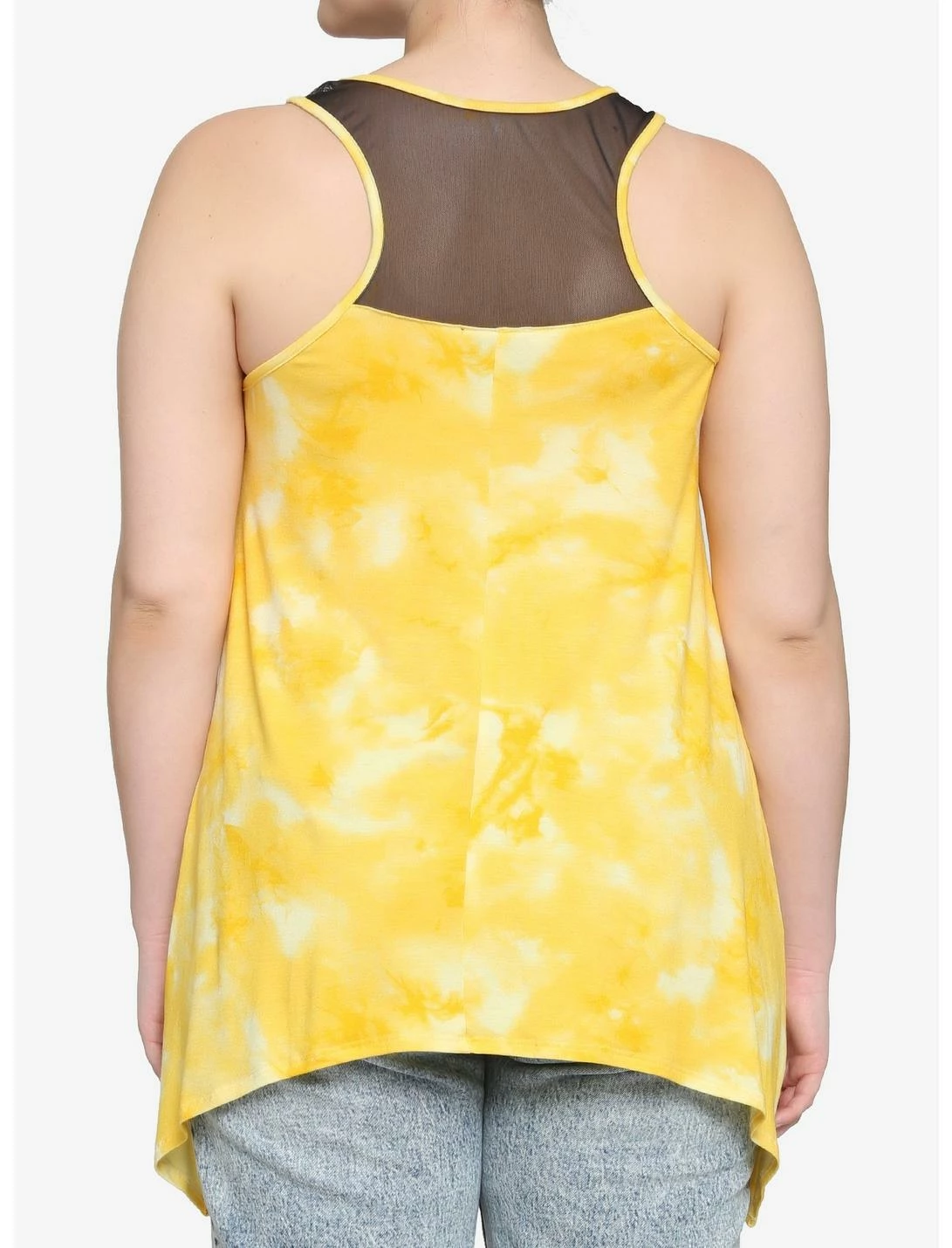 HUNIVERS Harry Potter Hufflepuff Tie-Dye Tank Top Plus Size - Image 3