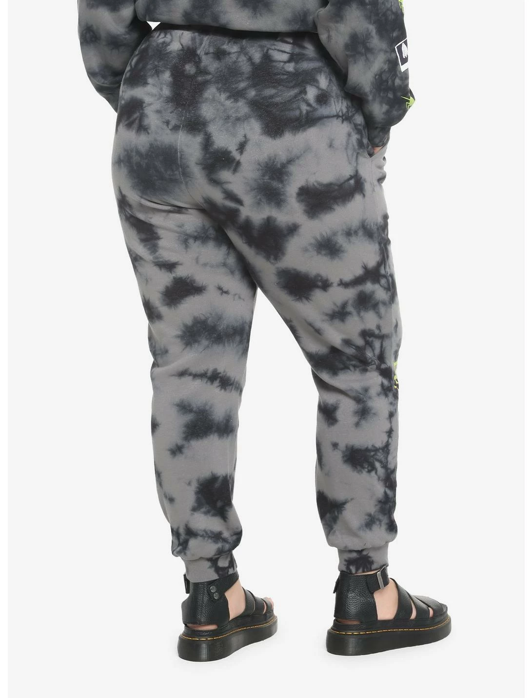 HUNIVERS Beetlejuice Icons Tie-Dye Sweatpants Plus Size - Image 3
