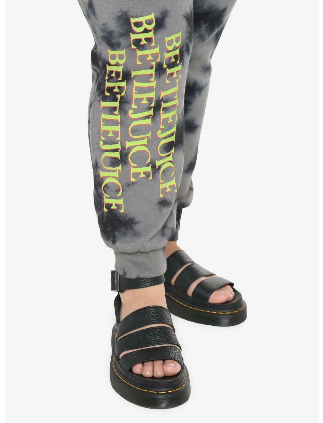 HUNIVERS Beetlejuice Icons Tie-Dye Sweatpants Plus Size - Image 6
