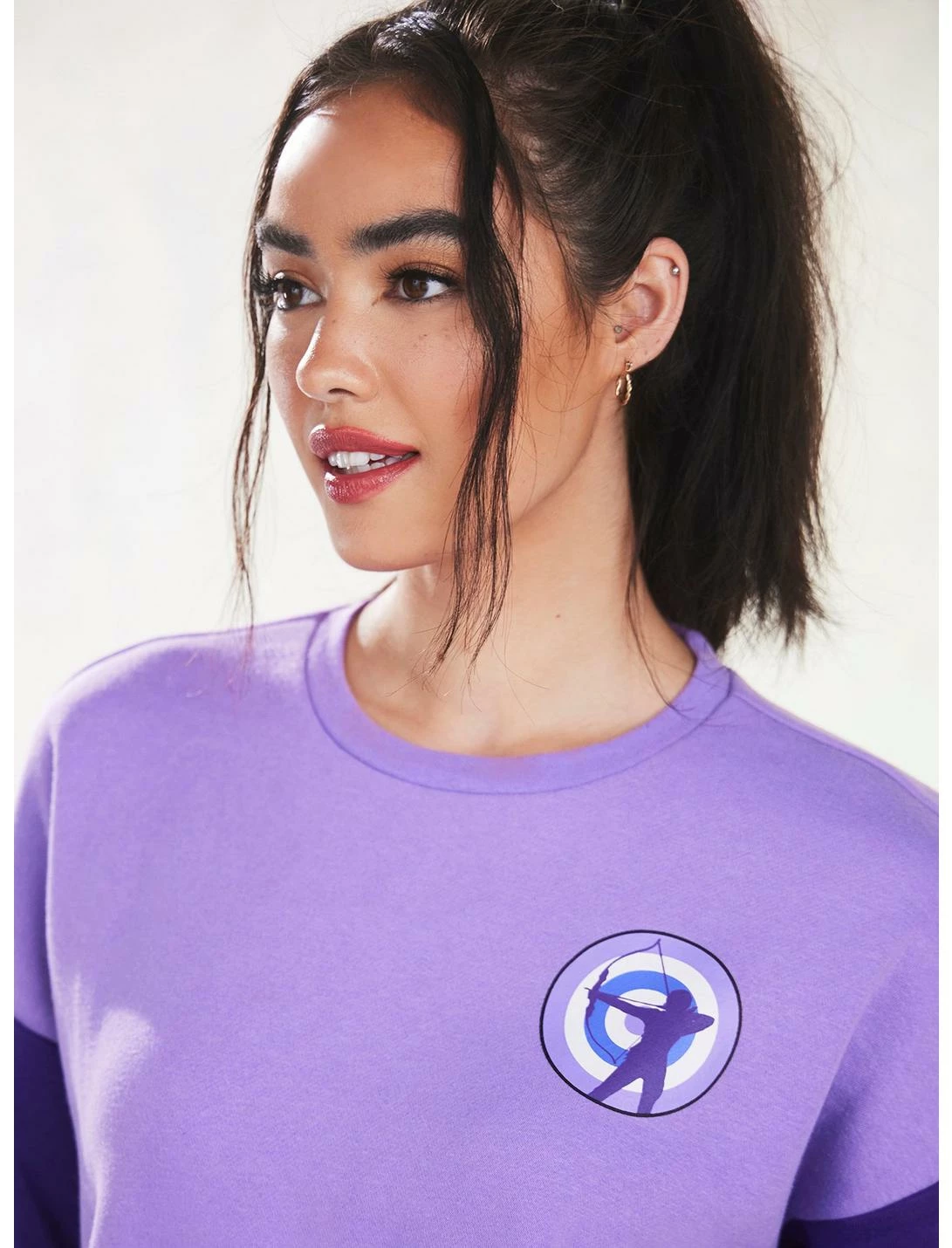 HUNIVERS Her Universe Marvel Hawkeye Kate Bishop Sweatshirt - Image 4