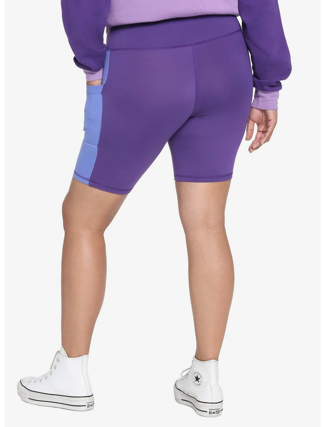 HUNIVERS Her Universe Marvel Hawkeye Kate Bishop Bike Shorts Plus Size - Image 3