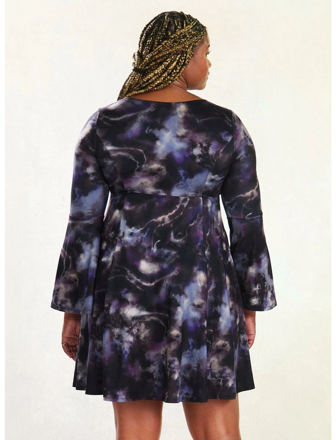 HUNIVERS Her Universe Marvel WandaVision Agatha Tie-Dye Dress Plus Size - Image 3