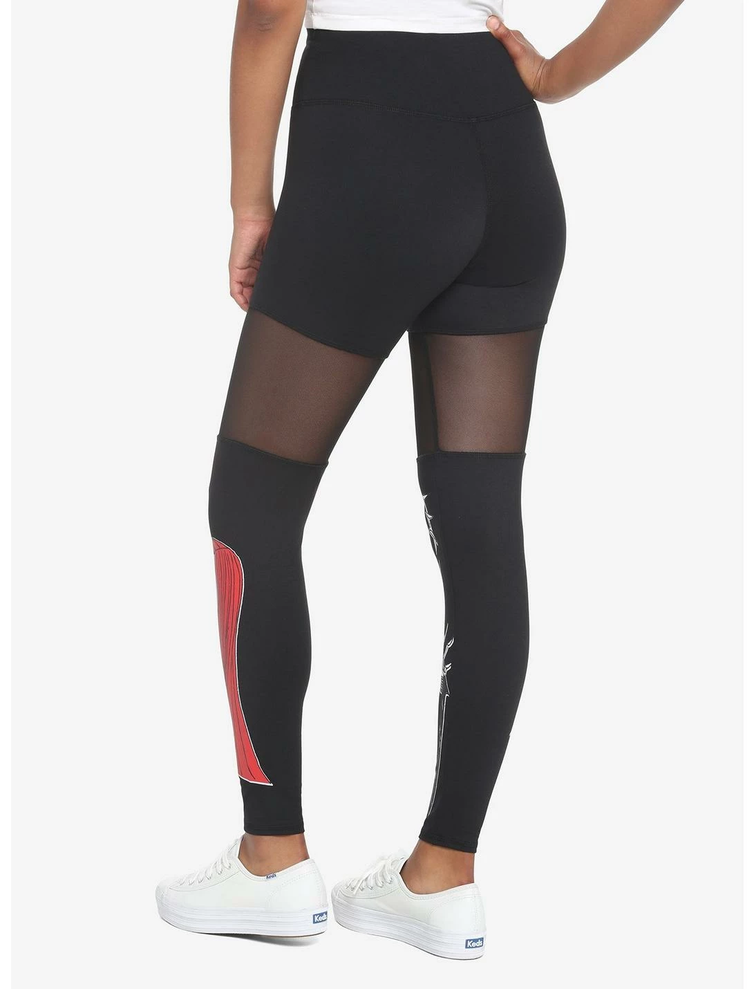 HUNIVERS The Nightmare Before Christmas Jack & Sally Mesh Leggings - Image 2