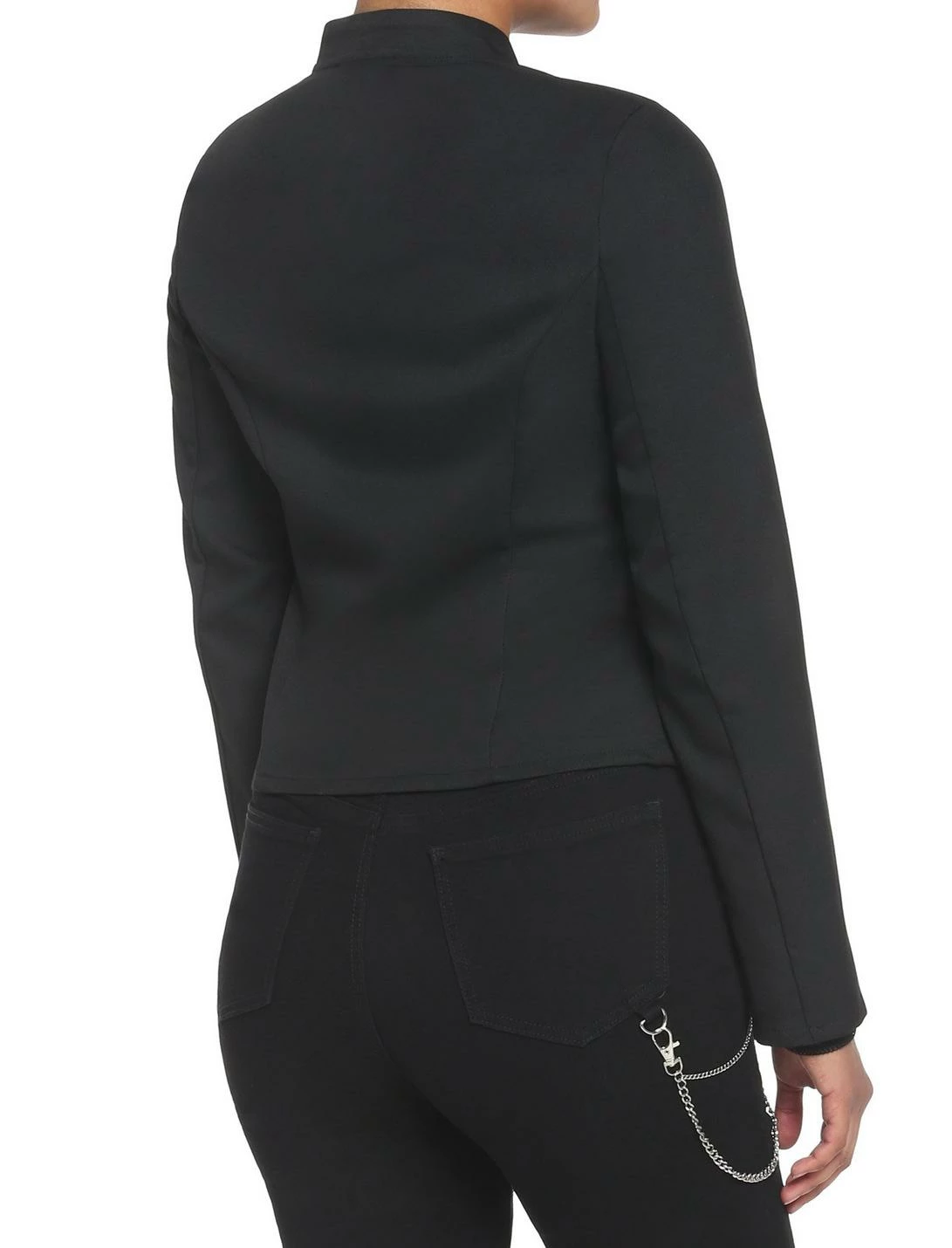 HUNIVERS Black Military Jacket - Image 3