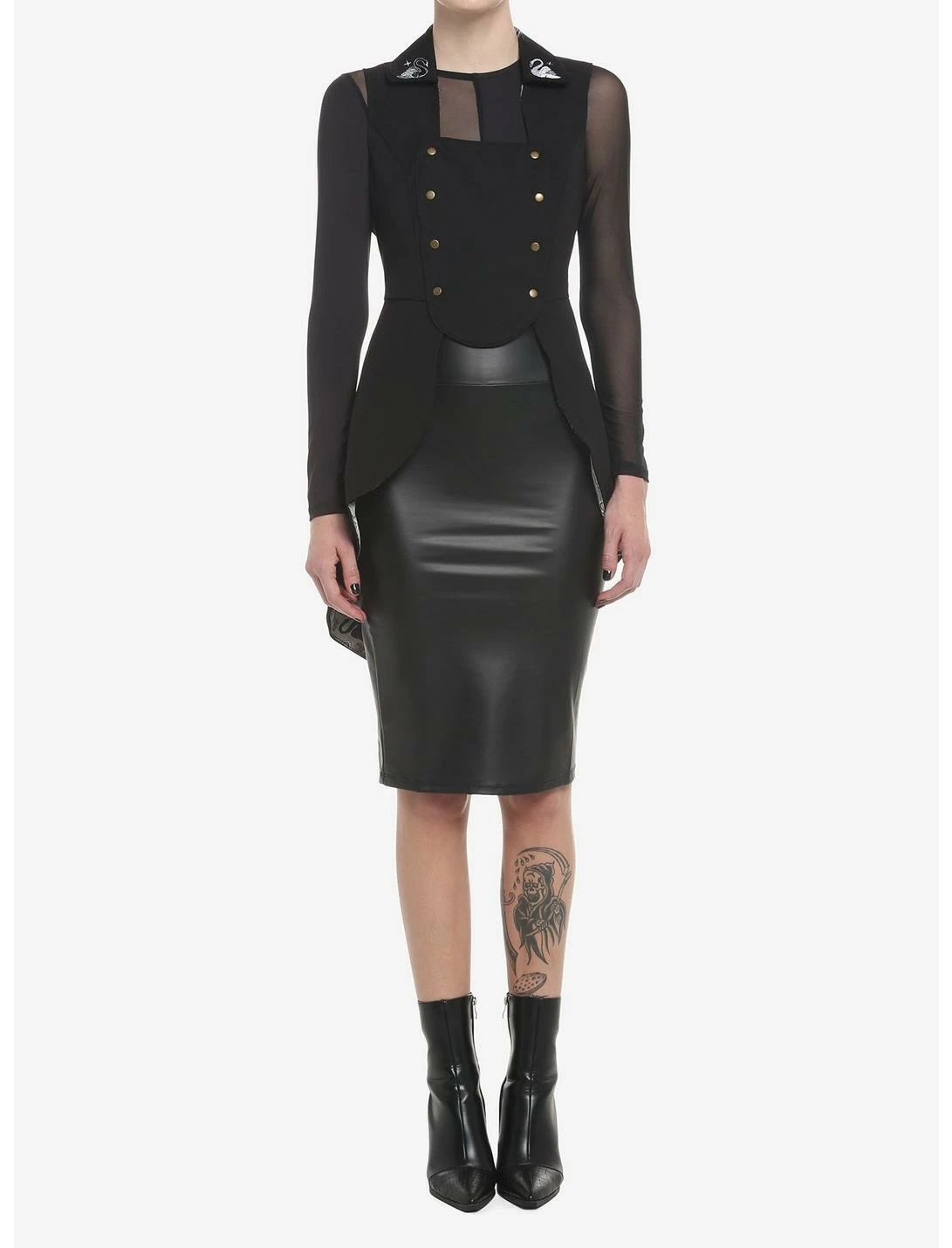 HUNIVERS The School For Good And Evil Swan Waistcoat Vest - Image 2