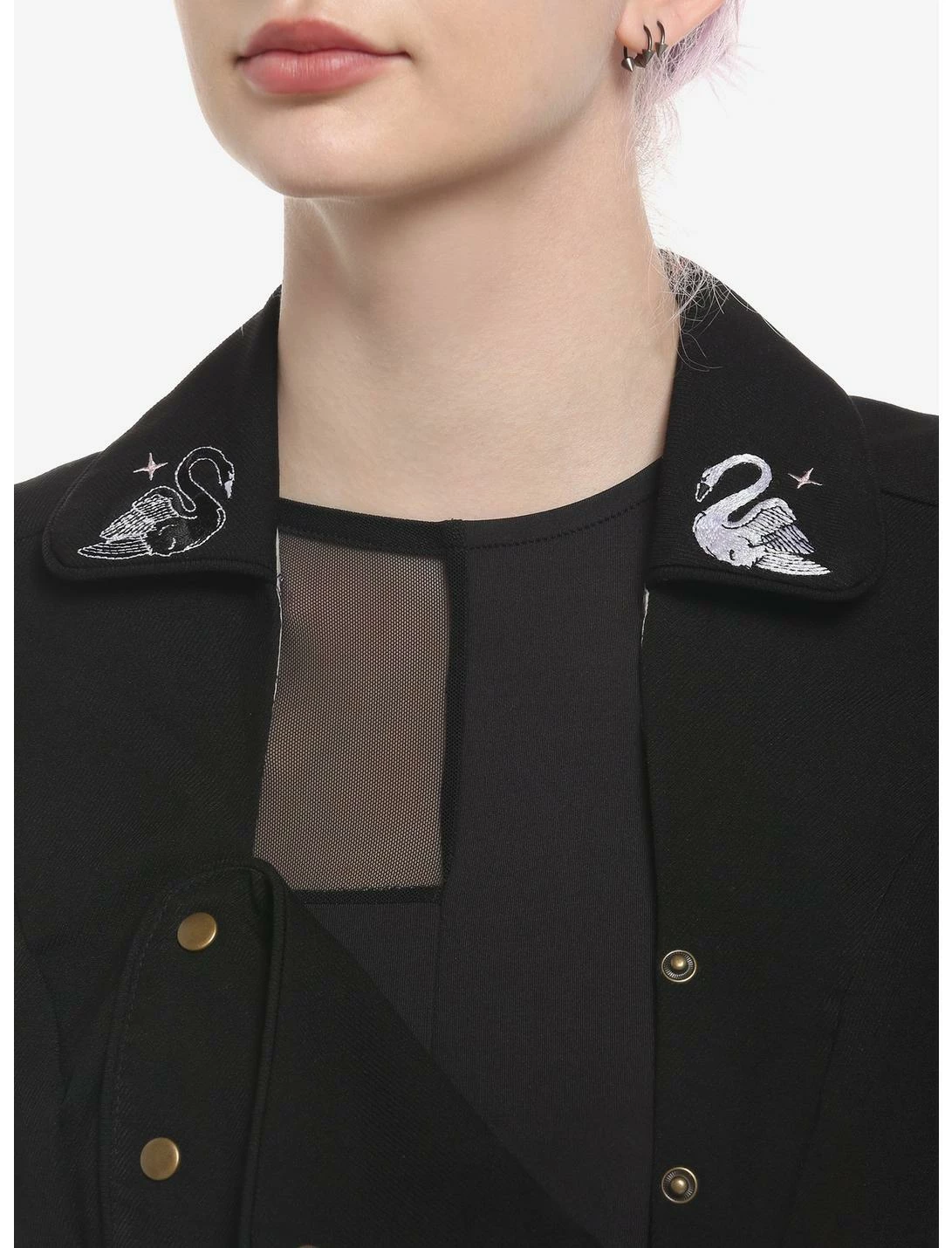 HUNIVERS The School For Good And Evil Swan Waistcoat Vest - Image 5