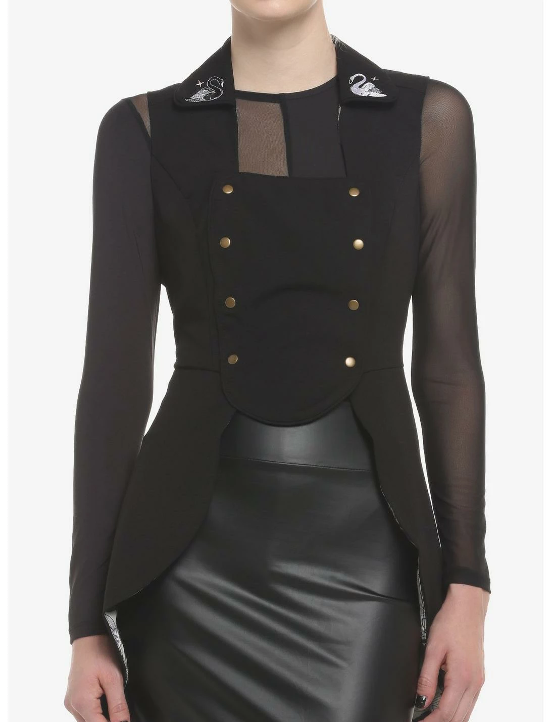 HUNIVERS The School For Good And Evil Swan Waistcoat Vest