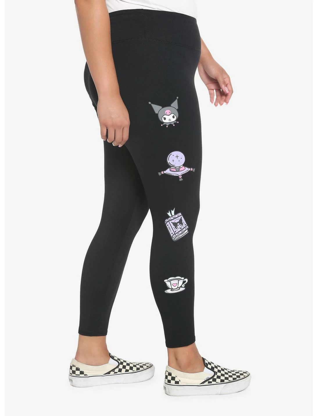 HUNIVERS Kuromi Fortune Teller Leggings Plus Size - Image 2