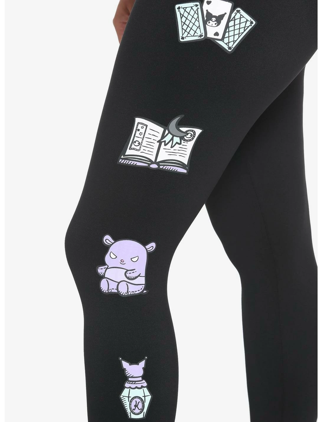 HUNIVERS Kuromi Fortune Teller Leggings Plus Size - Image 3