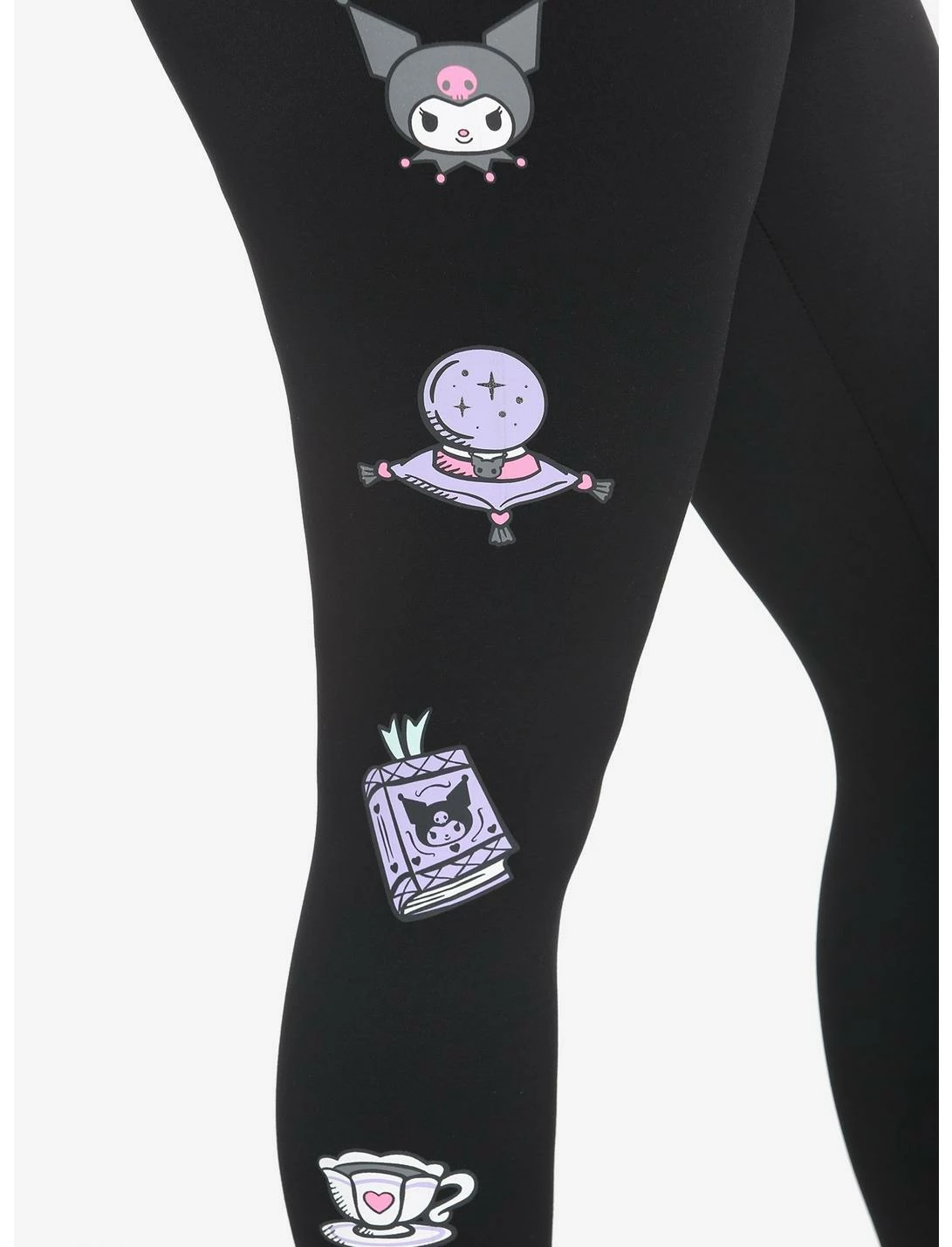 HUNIVERS Kuromi Fortune Teller Leggings Plus Size - Image 4