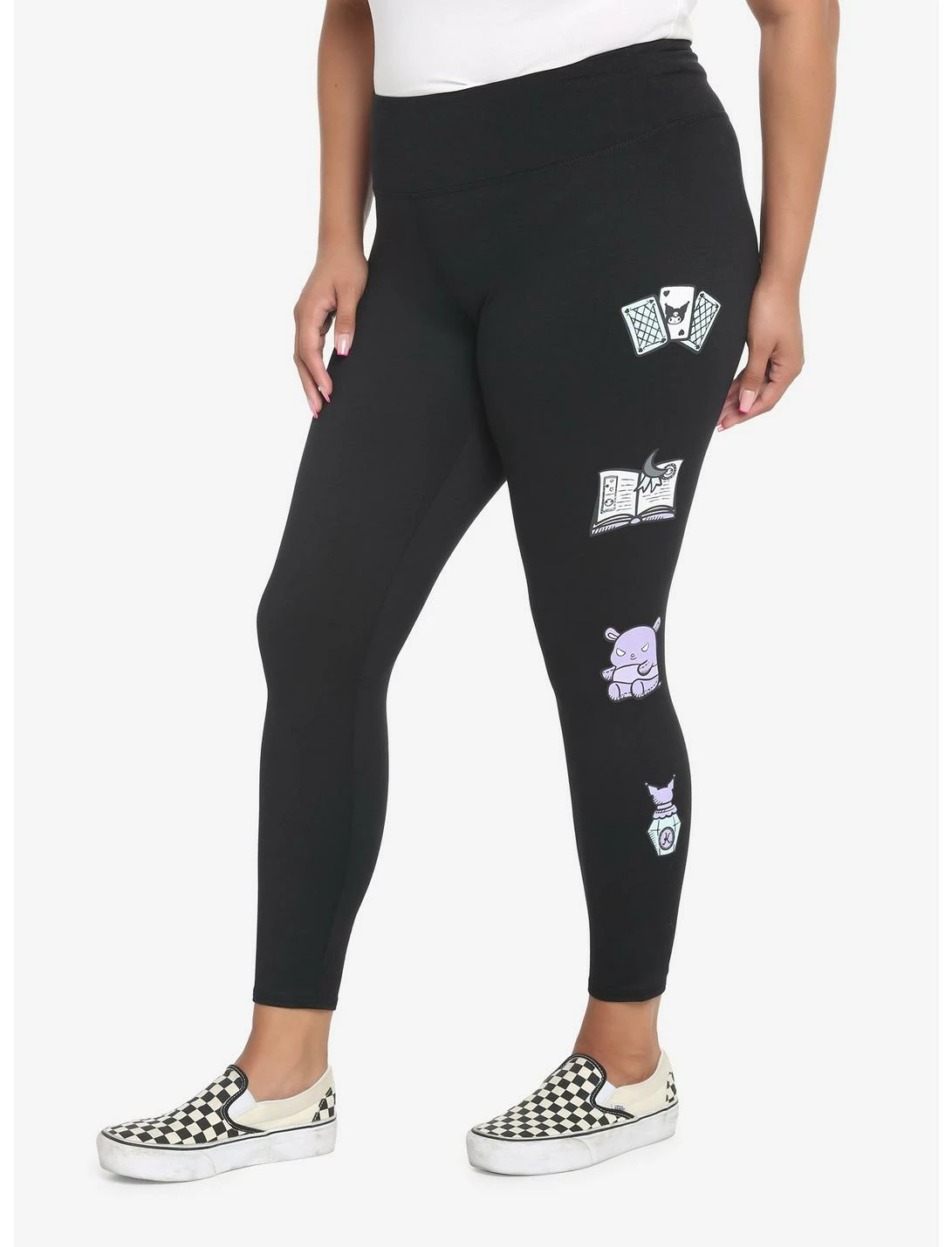 HUNIVERS Kuromi Fortune Teller Leggings Plus Size