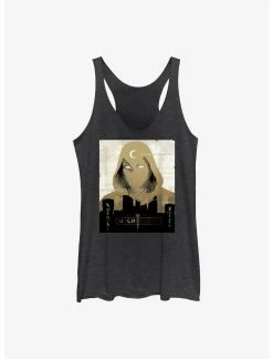 Null Marvel Moon Knight Silhouette Vengeance Womens Tank Top