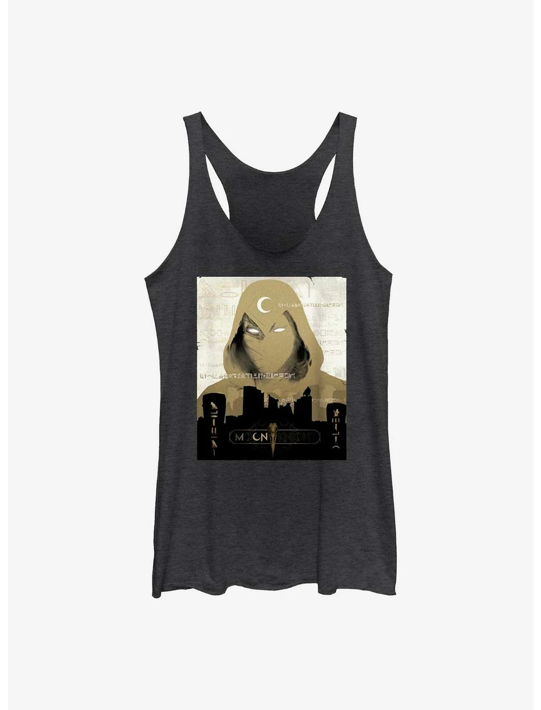 Null Marvel Moon Knight Silhouette Vengeance Womens Tank Top